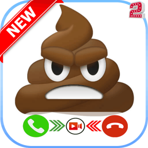 Angry Poop Calling you - Fake video call and chat simulator | (NO ADS)