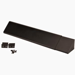 Americangaslogs Black Adjustable Fireplace Hood for 28 to 48" Harmony Burners Fireplace Hood Heat Shield （Patent Applied）