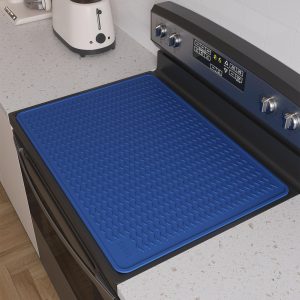 XiFEO Stove Top Covers for Electric Stove, Food Grade Heavy Duty Silicone Glass Stove Top Cover Protector, Induction Cooktop Protector, Heat Resistant Range Ceramic Stove Top Covers Mat, Oven Cover