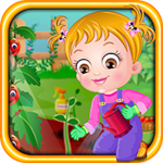 Baby Hazel Gardening Time