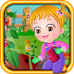 Baby Hazel Gardening Time