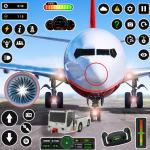 Airplane Flight Sim 3D Games: Pilot Airplane Simulator games