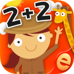 Animal Math Games for Kids with Skills: The Best Pre-K, Kindergarten and 1st Grade Numbers, Counting, Addition and Subtraction Activity Games for Boys and Girls