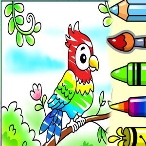 Animal Coloring Adventure - Interactive Coloring Game