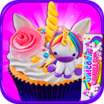 Unicorn Dessert Food Maker - Rainbow Cooking Games Kids FREE