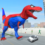 Angry Dinosaur City Rampage: Wild Animal City Smash