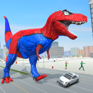 Angry Dinosaur City Rampage: Wild Animal City Smash