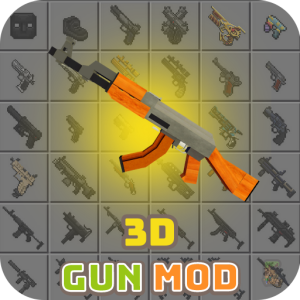 3D Gun Mod MCPE
