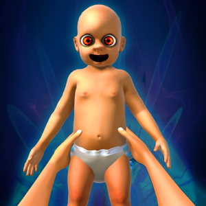Where is Your Scary Baby in Red Horror Yellow House Creepy Adventure