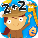 Animal Math Games for Free First Grade and Kindergarten Learning Games, Counting, Addition and Subtraction Math Apps for Kids