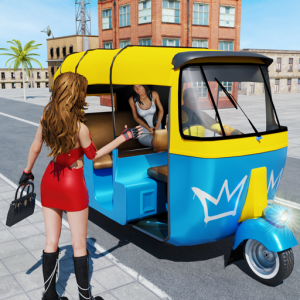 US Auto Rickshaw Game - Tuk Tuk Rickshaw Driving Game Free