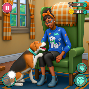 Virtual Dog Life Simulator: Cute Puppy Shelter Games