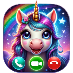 Unicorn Magical Call: Fake Video & Virtual Chat