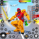 Advanced Multi Robot Transform Game Battle, futuristic Robot rescue Game Modern Robot shooting
