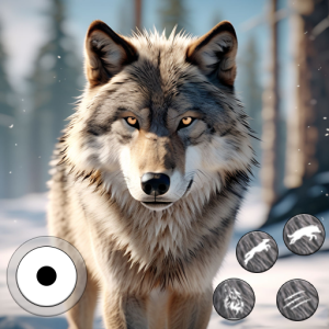 Wolf Simulator Animal Games - Animal Simulator Online 3D - Wild Wolf Games 3D - Wild Animals Online - Virtual Wolf Family Sim