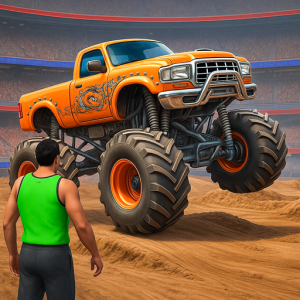 4x4 Monster Truck Wheeler Derby Stunts Racing Games