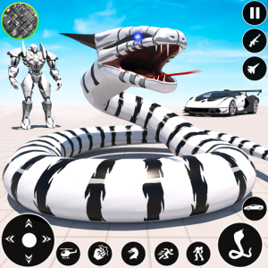 Anaconda Car Robot Transformation Games